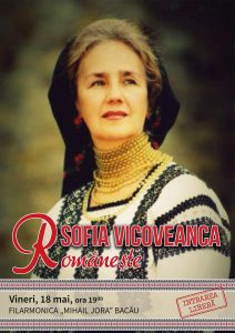Recital extraordinar: Sofia Vicoveanca - „Românește” @ FILARMONICA „MIHAIL JORA” BACĂU | Bacău | Județul Bacău | România