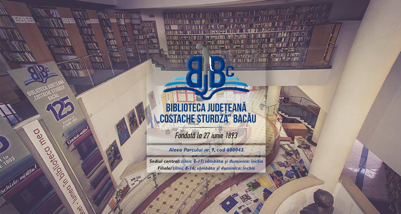 Ripples volume bar Biblioteca Județeană „Costache Sturdza” Bacău, conferinta natională